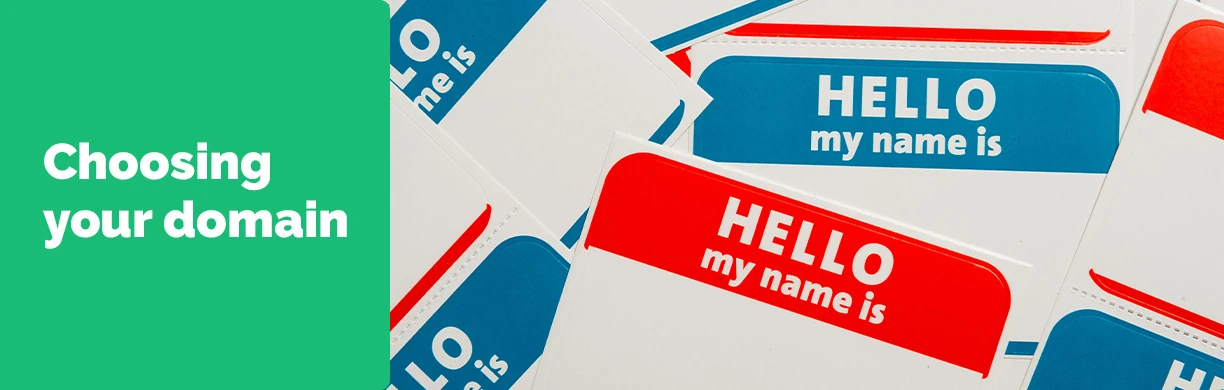 how to choose a domain name