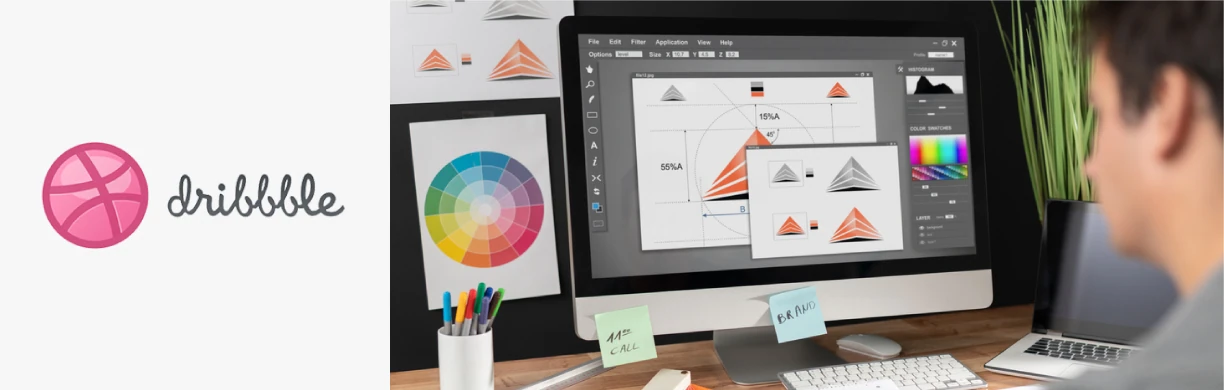 dribbble - the best freelance websites